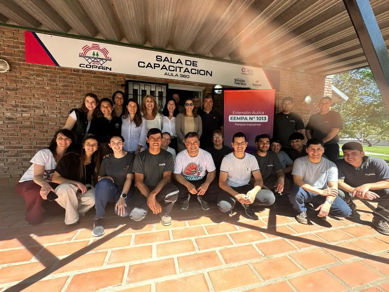 Uno de los ejes centrales del Grupo Corven fue el trabajo sostenido con las escuelas técnicas. Foto: Gentileza