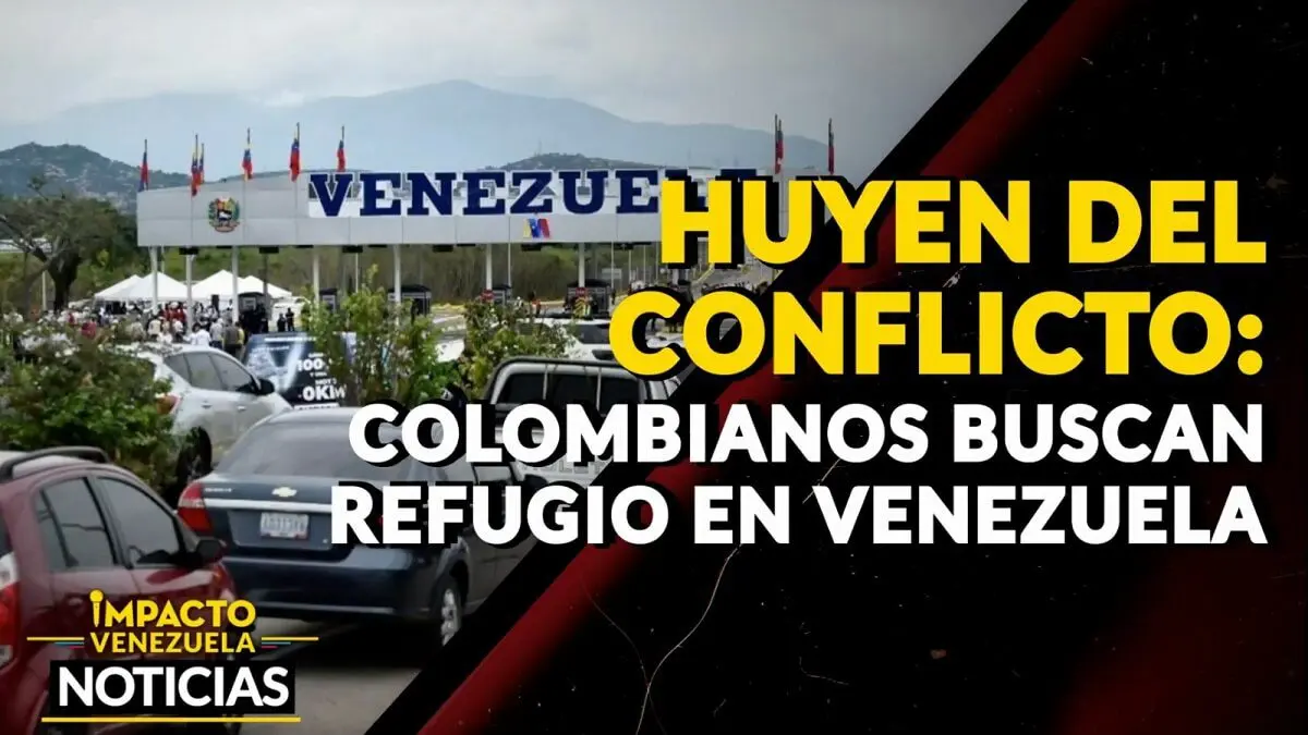 HUYEN DEL CONFLICTO: colombianos buscan refugio en Venezuela – VIDEOS
