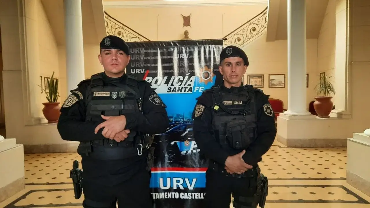 Dos policías le salvaron la vida a una nena en frontera