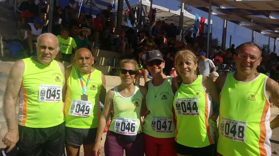 Campeones en el Nacional de pista y campo para atletas master