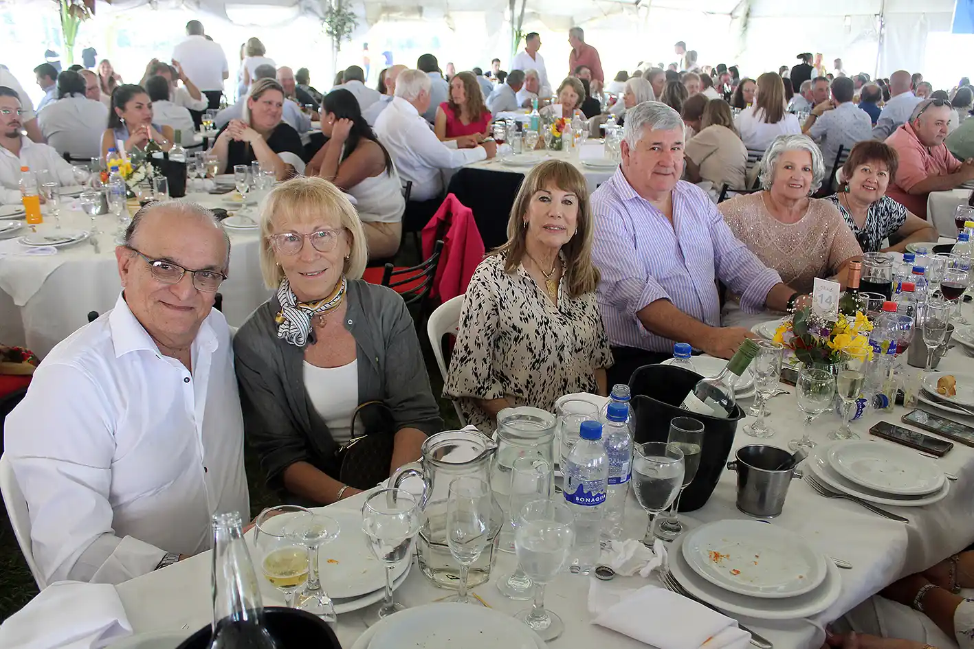 Gran almuerzo de Bomberos en imágenes