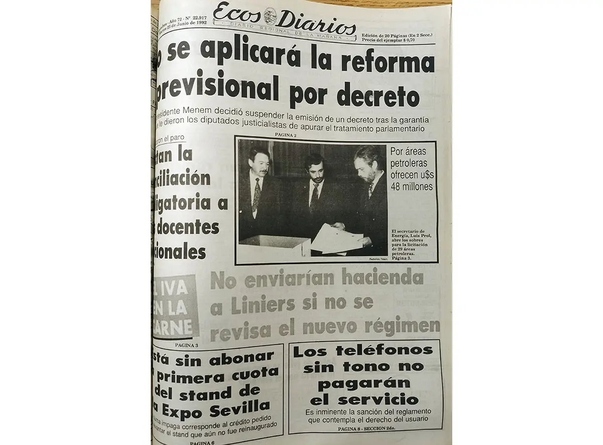 Martes 23 de Junio de 1992