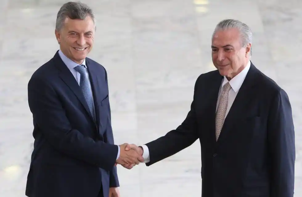 Mauricio Macri se reúne con Michel Temer