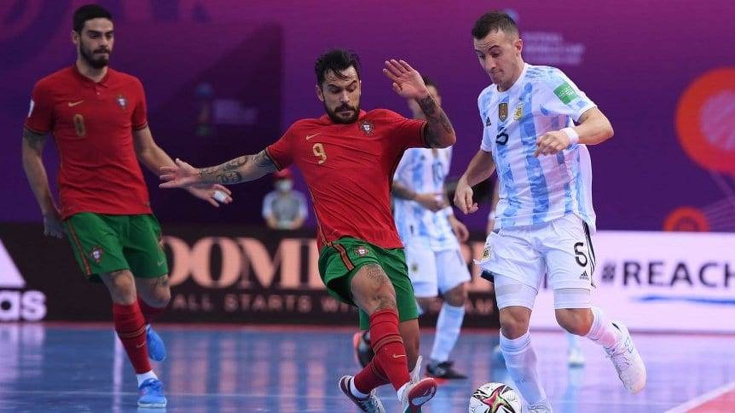 La Selección Argentina cayó con Portugal en la final del Mundial de Futsal