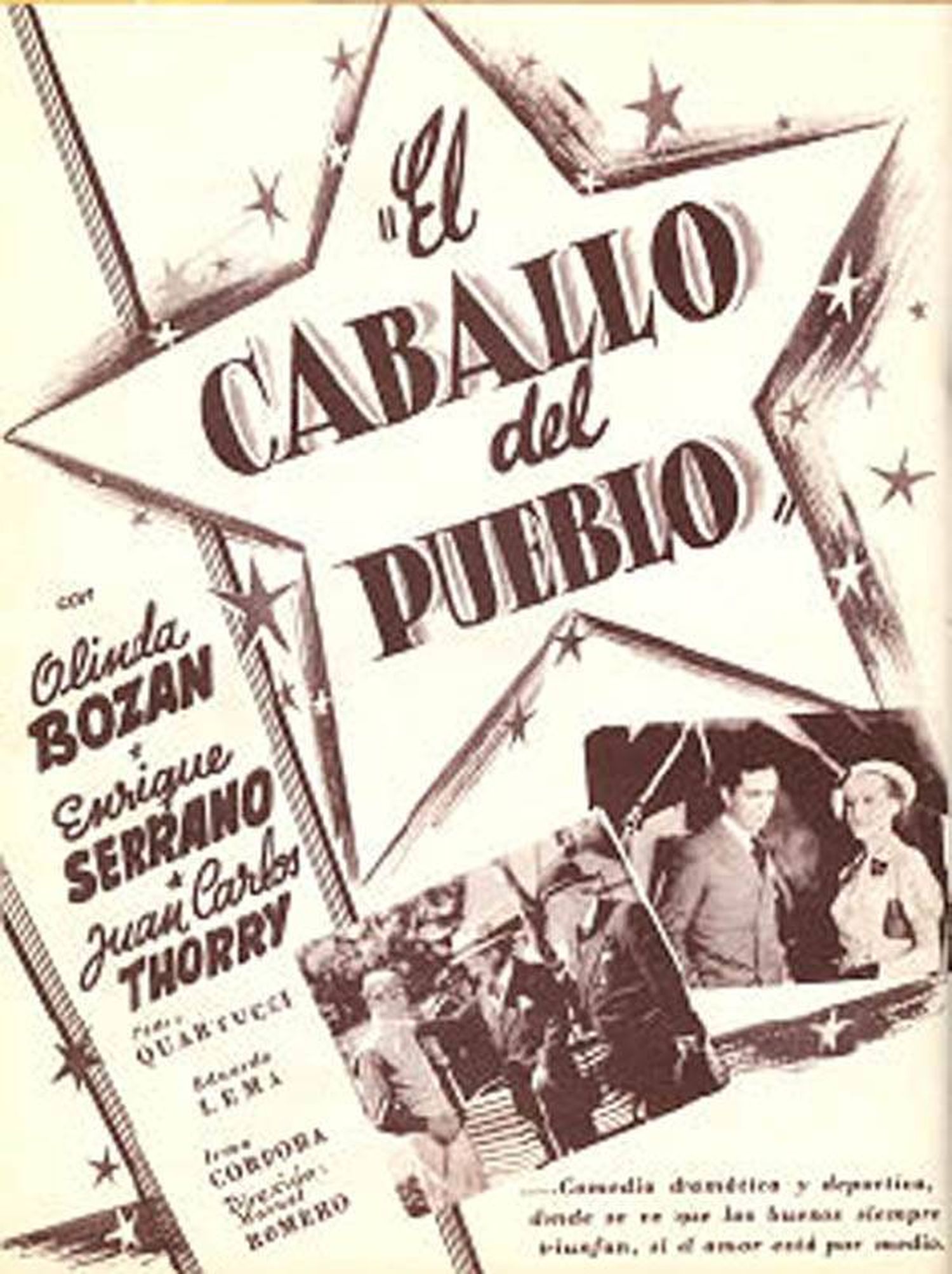 El cine argentino del año 1935 - (6ª parte) �SEl caballo del pueblo⬝