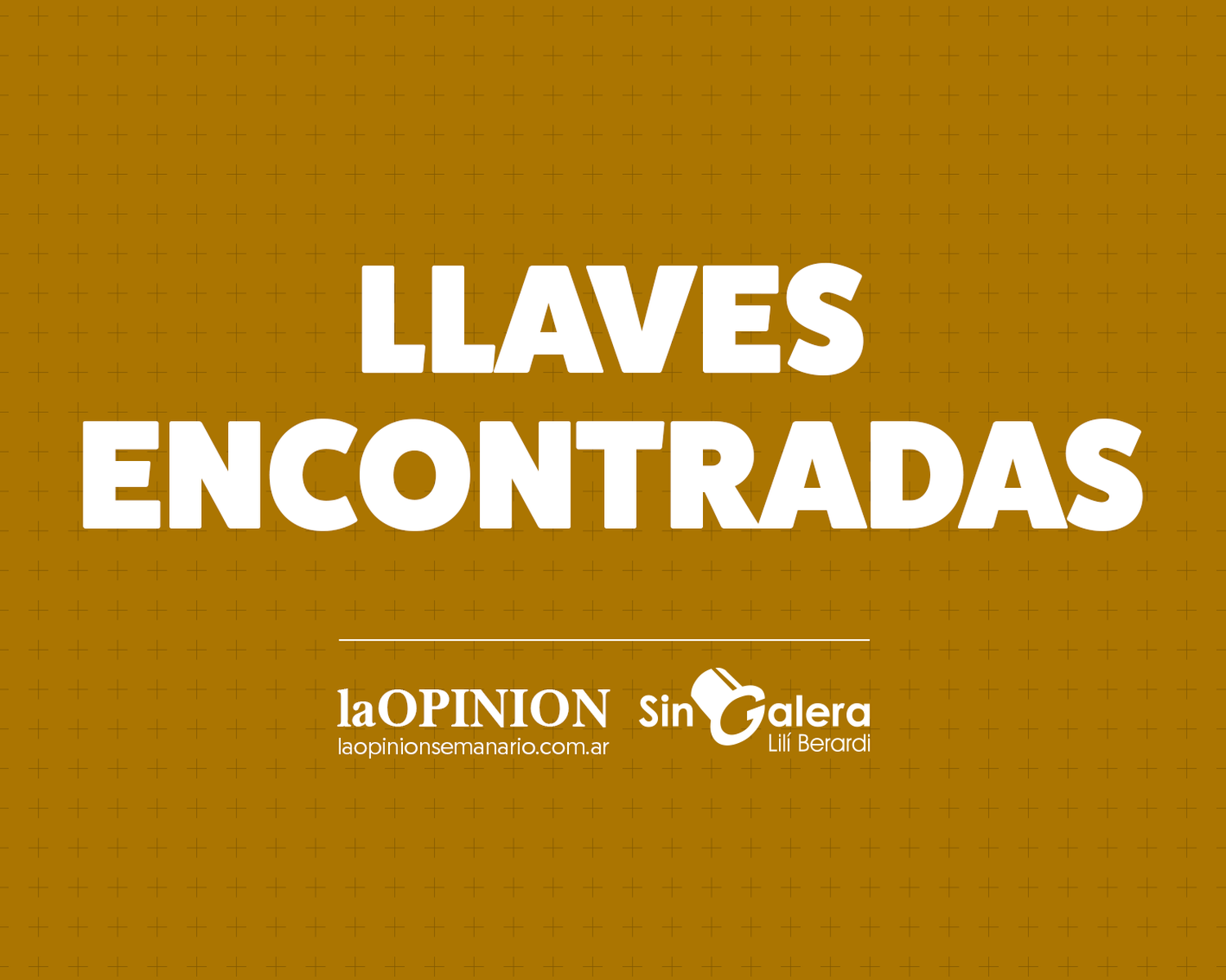 Encontraron un juego de llaves
