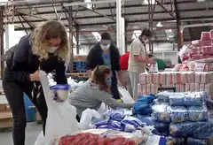 Comienza un nuevo operativo de entrega de módulos alimentarios 