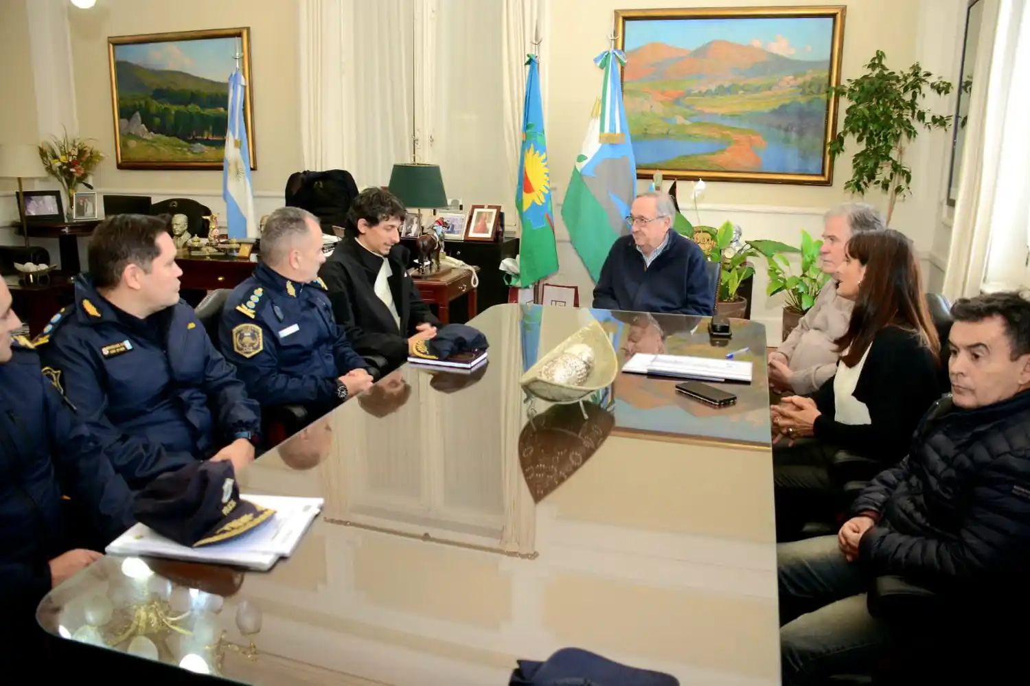 "Hemos elaborado un diagnóstico y ese diagnóstico también tiene un plan de operaciones y de acompañamiento y fortalecimiento a las fuerzas policiales”, sostuvo Marcieri.