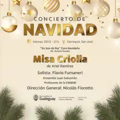 Se realizará un Concierto de Navidad