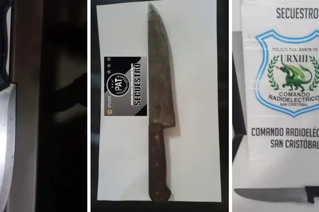 Algunas de las armas secuestradas.