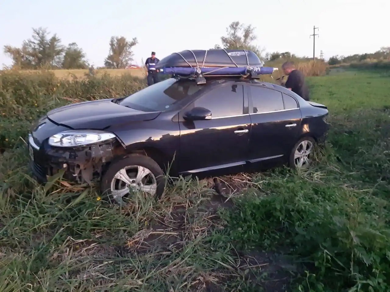 Despiste y vuelco en la Ruta 12: cuatro personas resultaron lesionadas