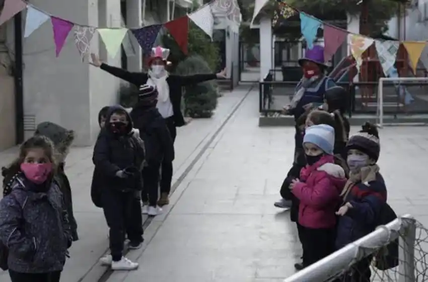Después de varias semanas, volvieron las clases en los jardines de Rosario