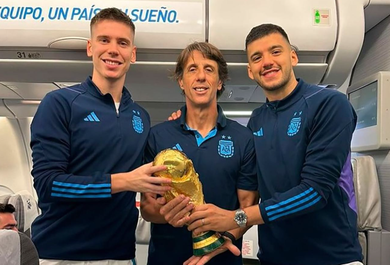 Argentina campeón: Juan Foyth, Gerónimo Rulli y el profesor Martín, "ciudadanos ilustres" de La Plata