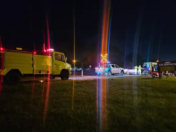 Fuerte accidente en la Autovía 2: un motociclista resultó herido