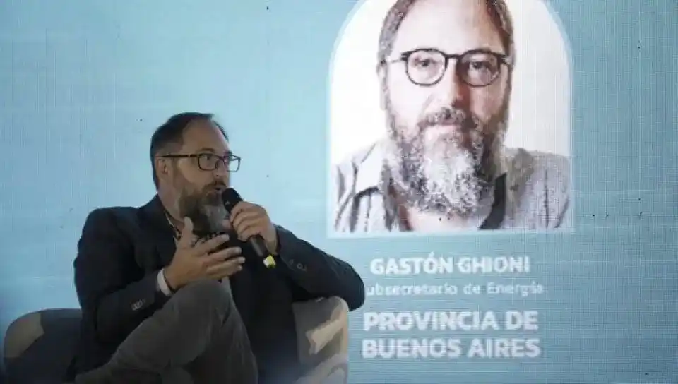 Gastón Ghioni, subsecretario de Energía bonaerense.