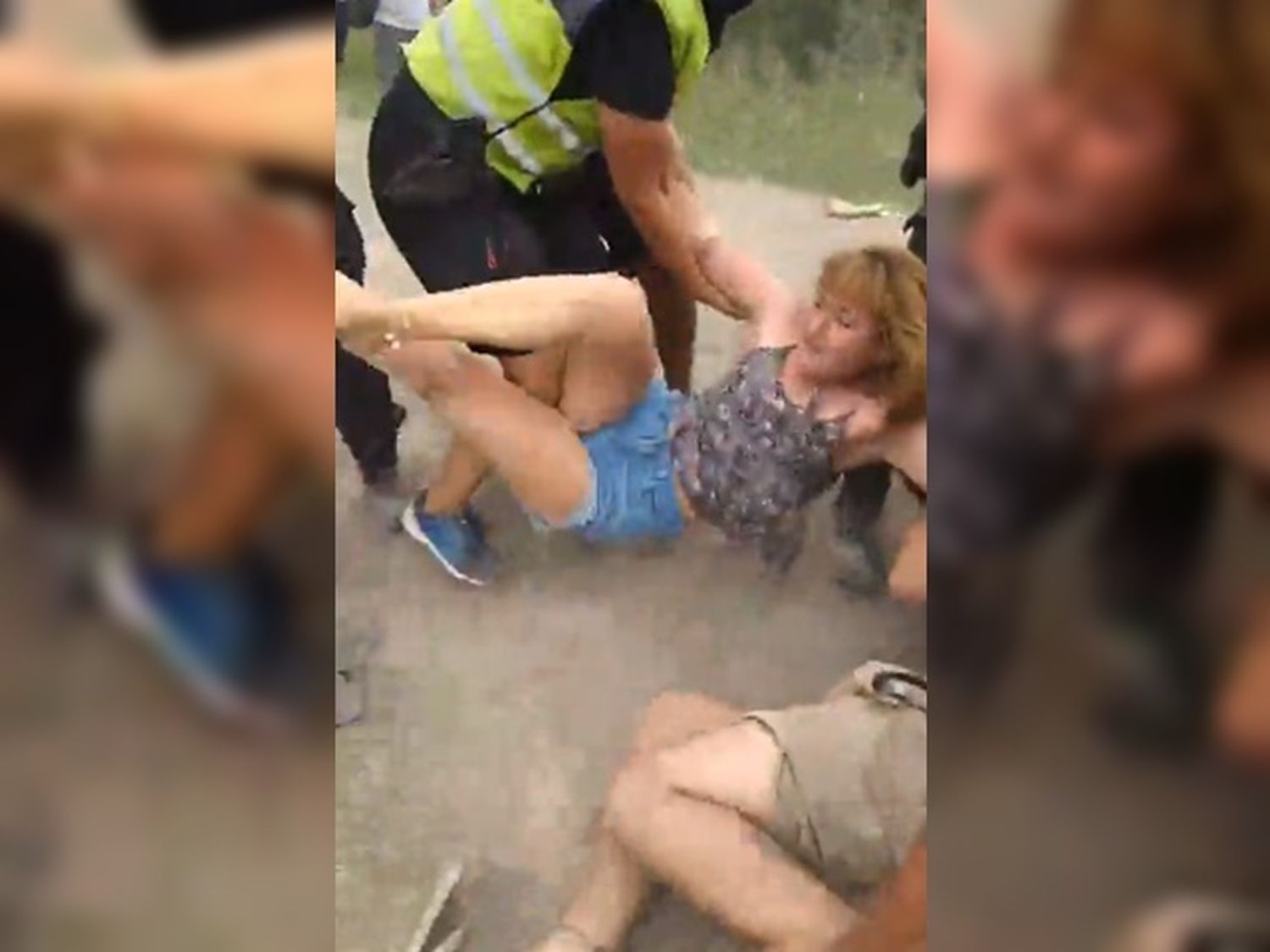 Video: Violenta detención de ambientalistas en Parque Aguiar, San Nicolás
