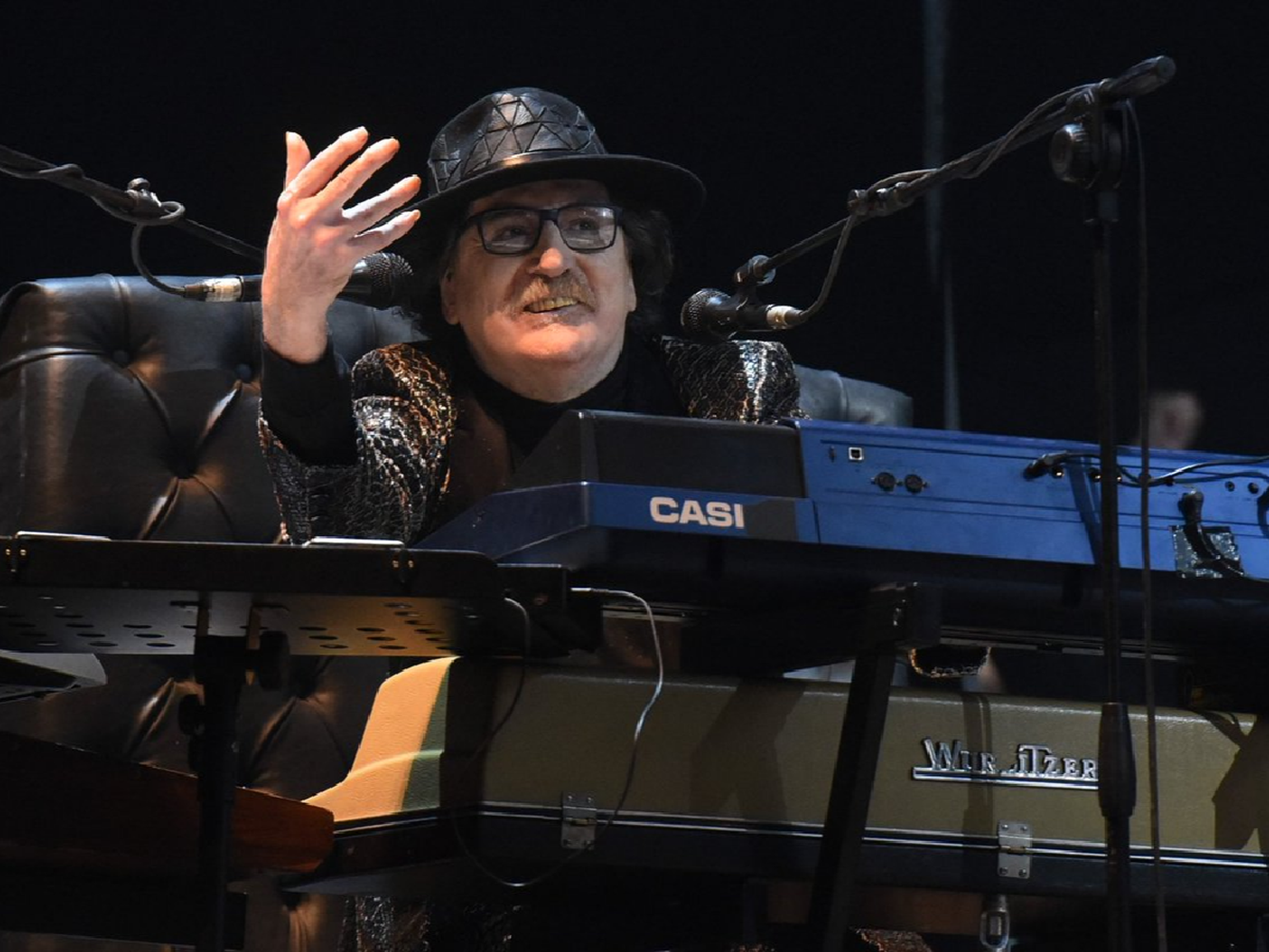 Charly García no pudo terminar el show que ofrecía en Rosario