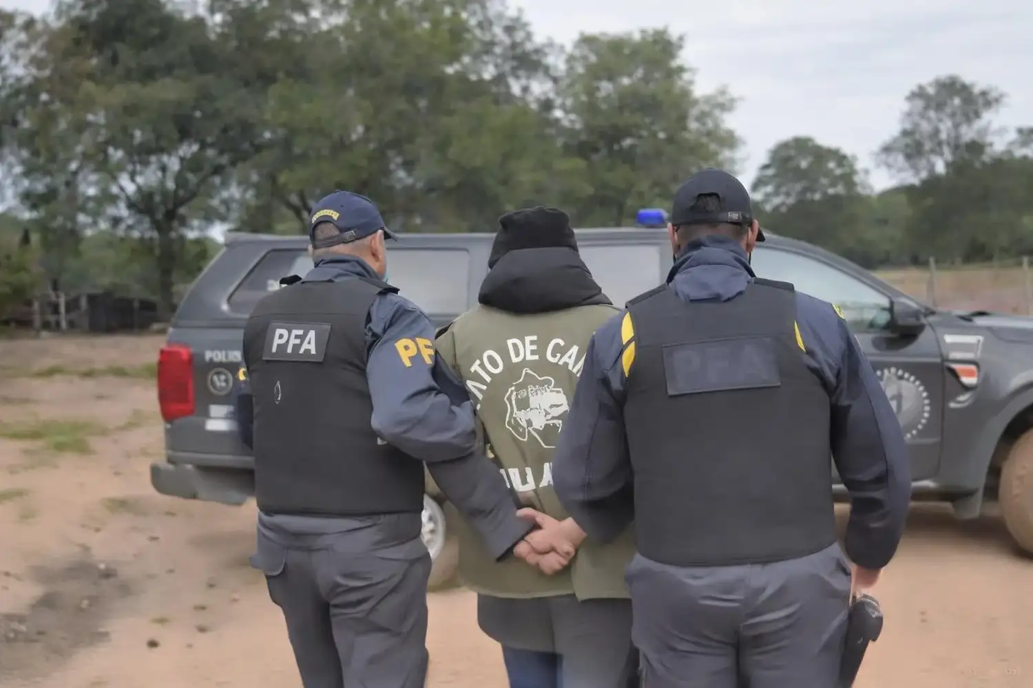 El detenido, argentino y mayor de edad, quedó a disposición de la Justicia por el delito de amenazas.