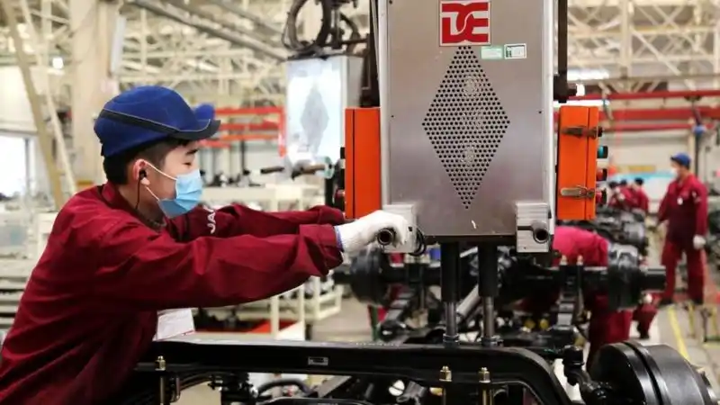 La producción industrial china se ve afectada por la variante Delta del coronavirus.