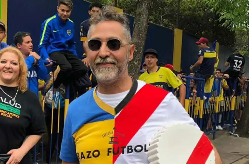 Como en Rosario, también apareció un «doble casaca» en la Bombonera