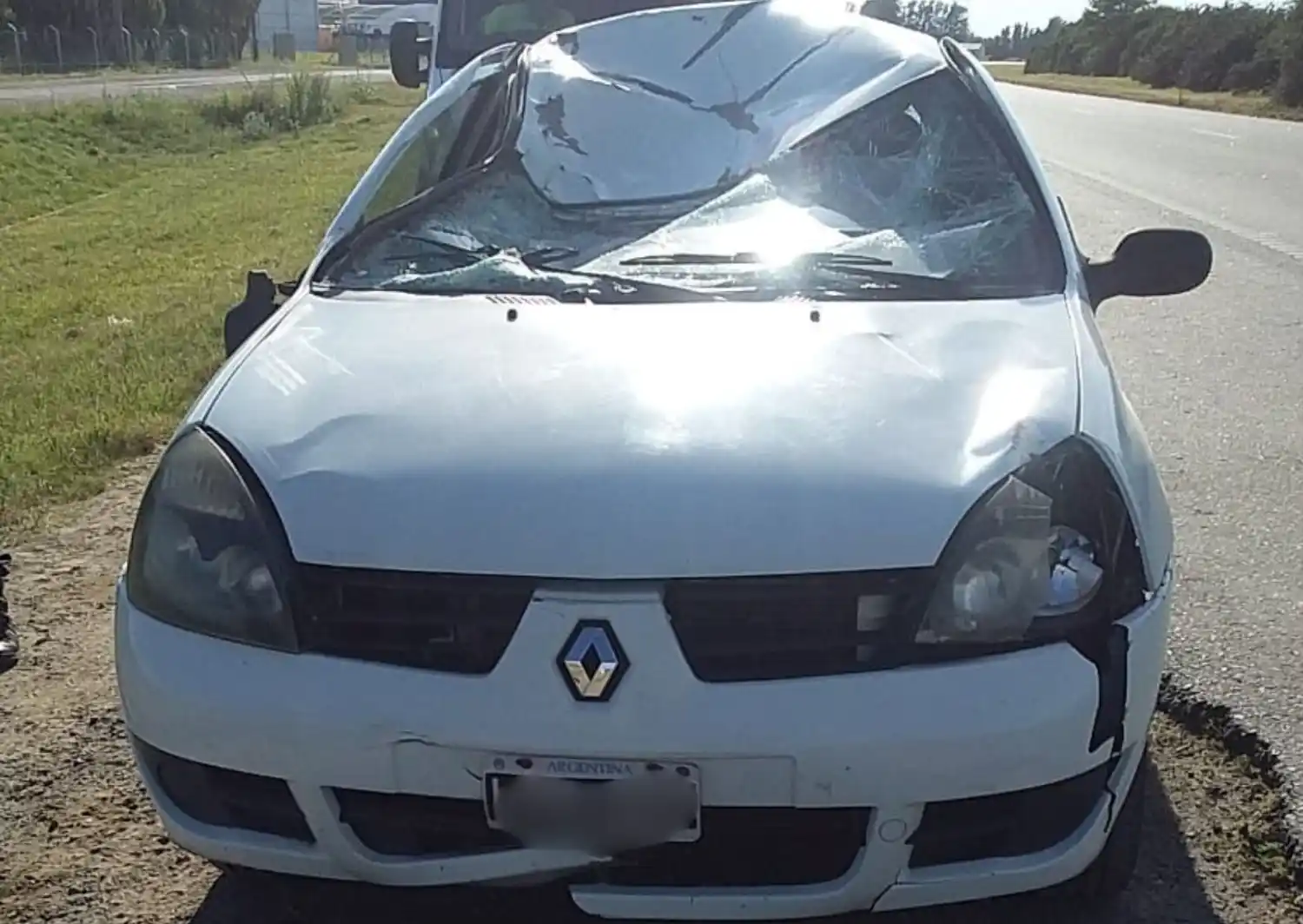 Accidente en ruta 9 - choque con caballos sueltos