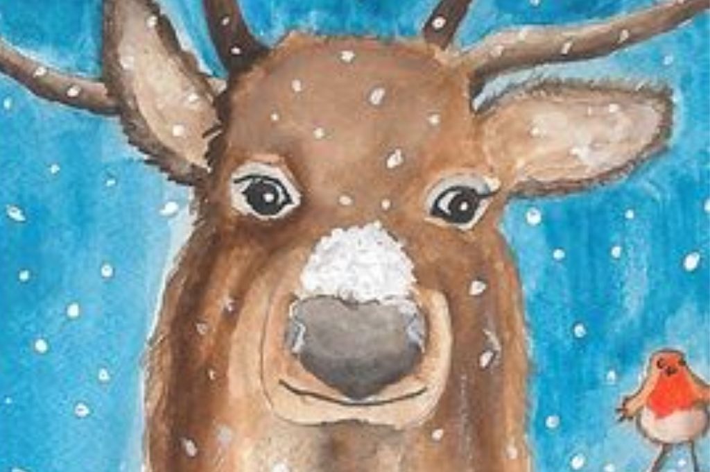 Kate y William compartieron una adorable tarjeta navideña pintada a mano por el príncipe George