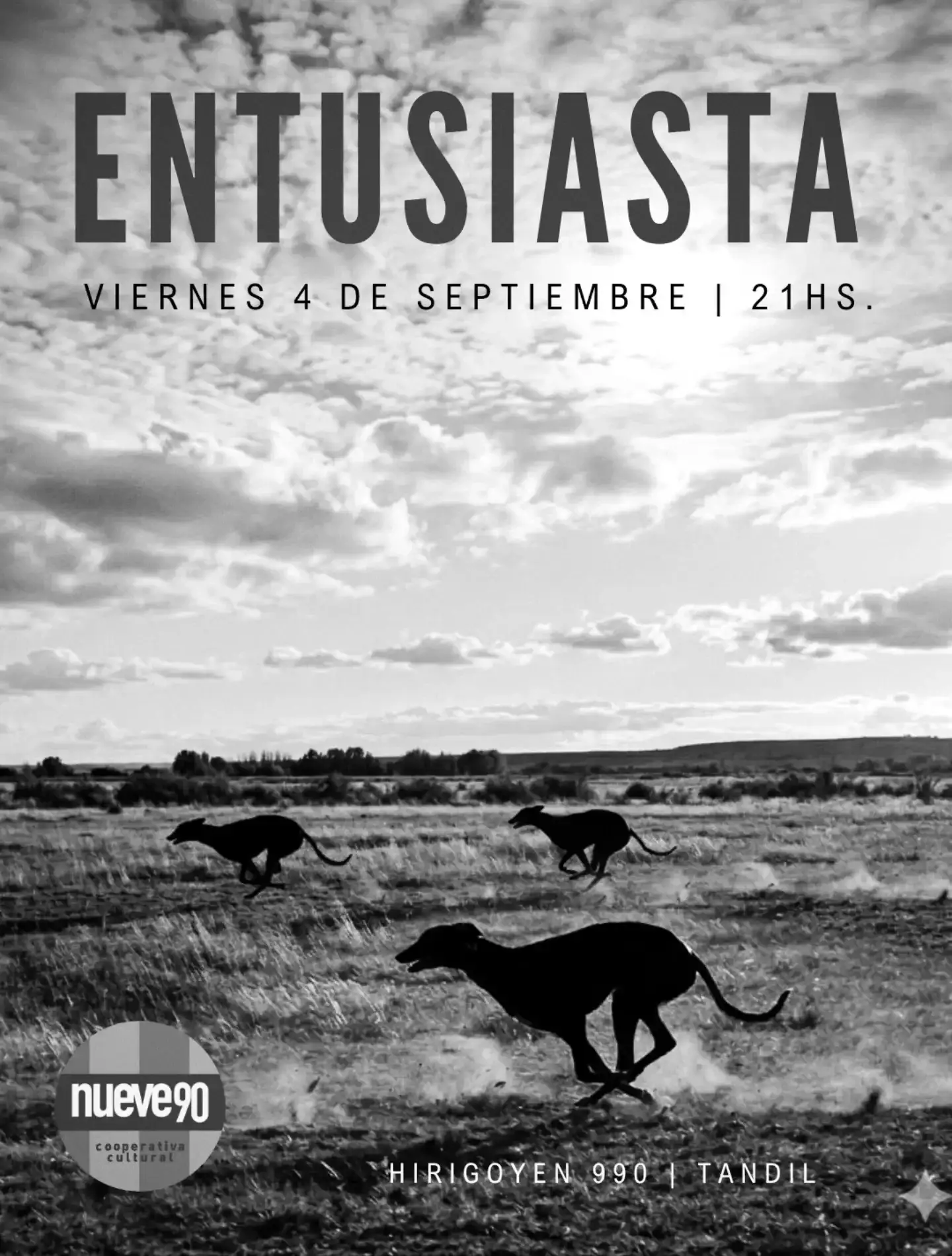 Flyer del evento compartido en redes sociales.