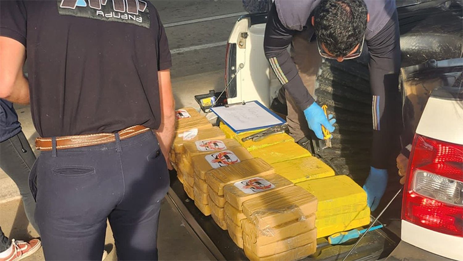 Cocaína en la frontera: el detalle que permitió descubrir los 68 kilos de droga