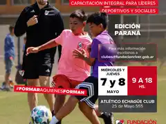 BBVA y Fundación River Plate capacitan a líderes deportivos y sociales en Paraná