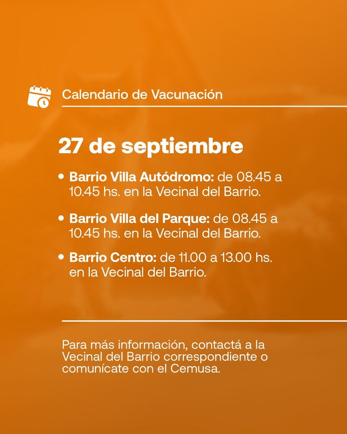 Campaña de vacunación antirrábica 2025 sunchales - 2