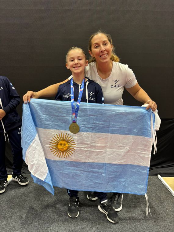 Delfina Mónaco, campeona sudamericana