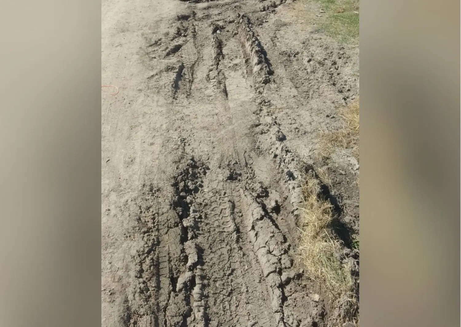 Calles de Santa Lucía: es intransitable