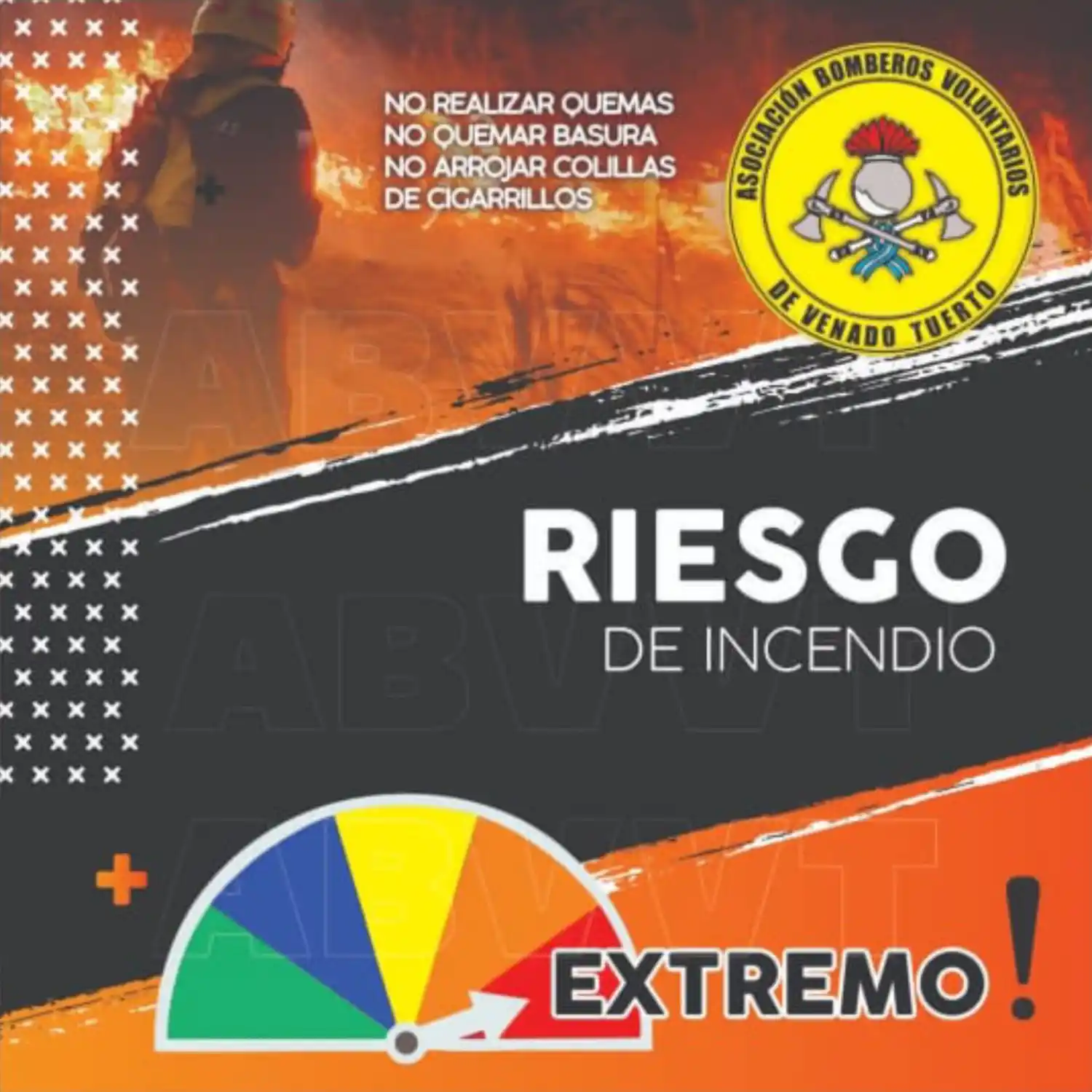 Riesgo de incendios Bomberos Venado