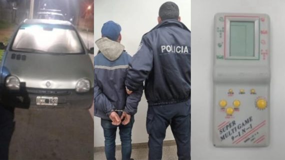Lo sorprendieron robando un Twingo y lo aprehendieron