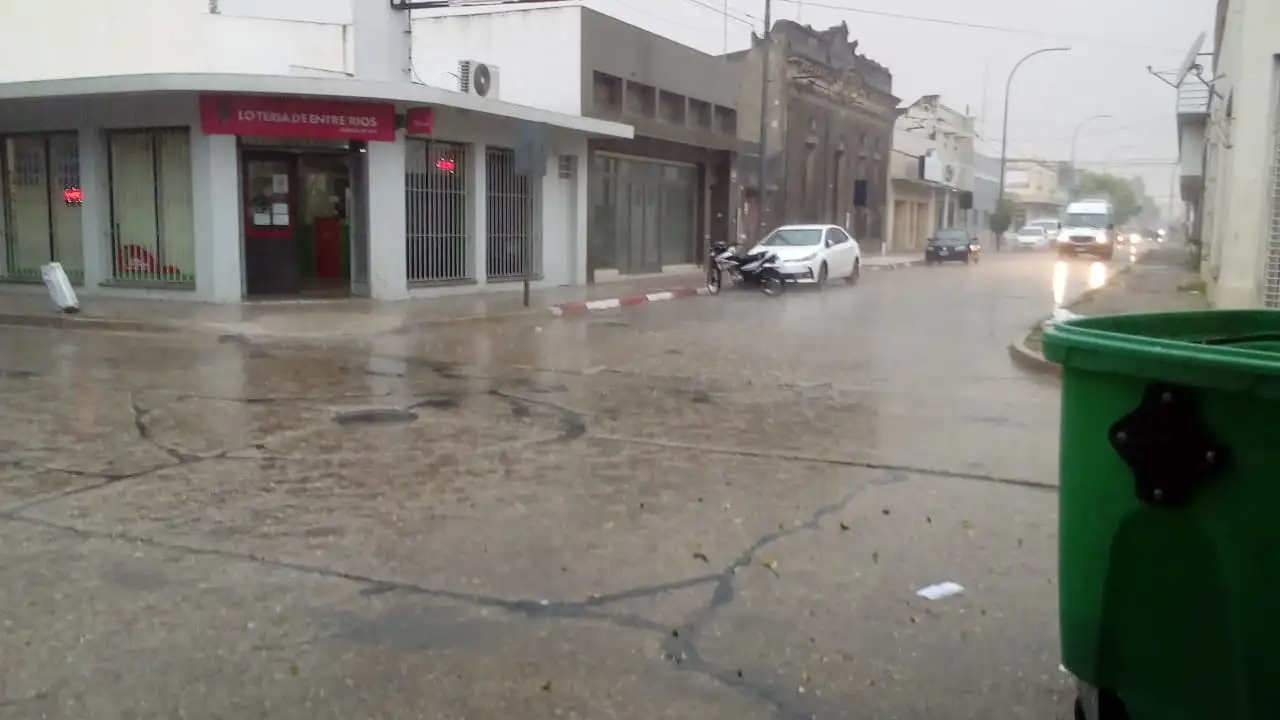 Anuncian lluvias para Entre Ríos, con temperaturas cálidas