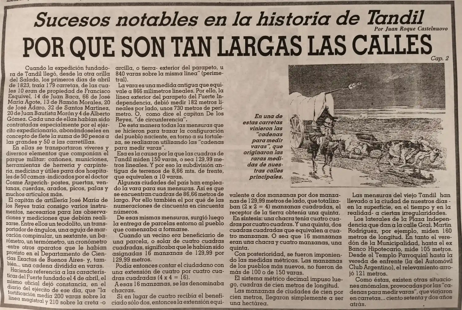 ¿Por qué son tan largas las calles?