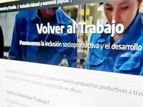 Cerca de 9000 planes Volver al trabajo
en toda la provincia podrían darse de baja