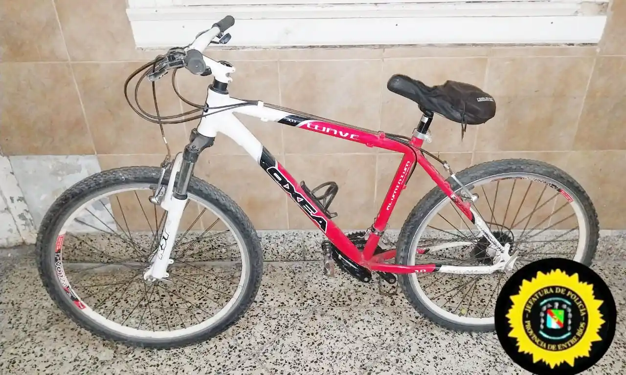 Secuestran bicicleta para establecer su procedencia