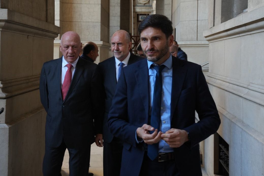 Pullaro, Bonfatti y Perotti reclamaron juntos por los intereses de la Provincia