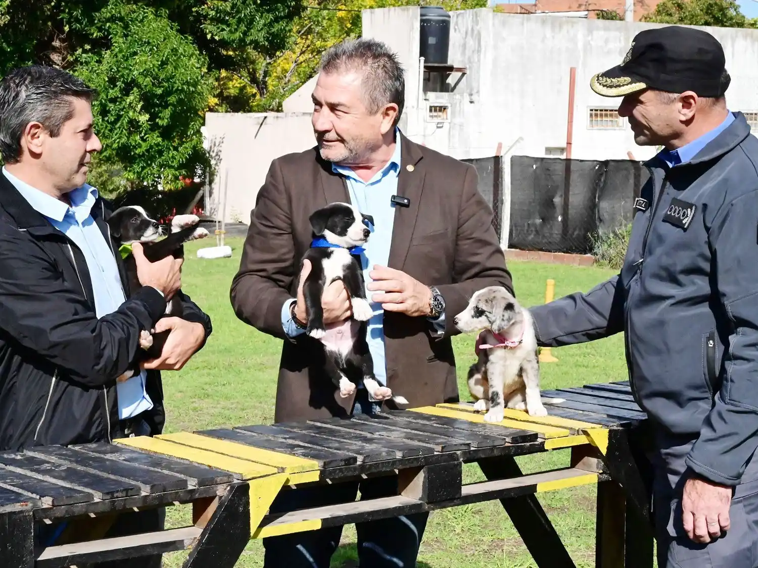 Formalizaron la donación de tres nuevos agentes caninos al Servicio Penitenciario
