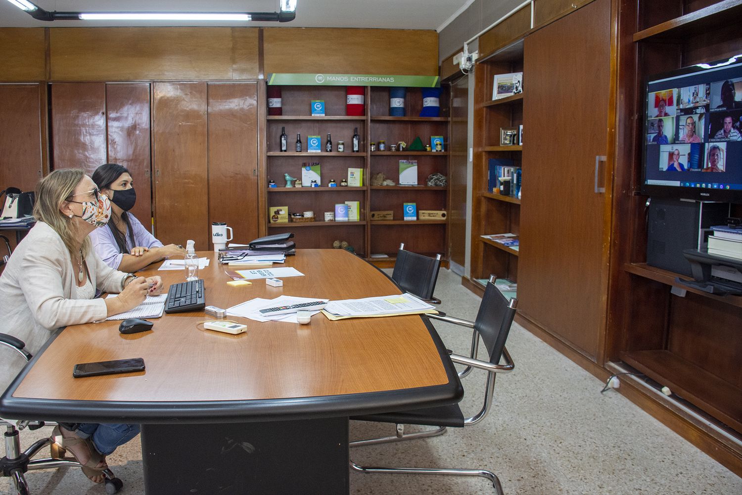 Cáritas en conjunto con Marisa Paira fortalecen estrategias 