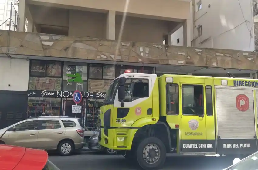 Se incendió el departamento del encargado en un edificio del microcentro