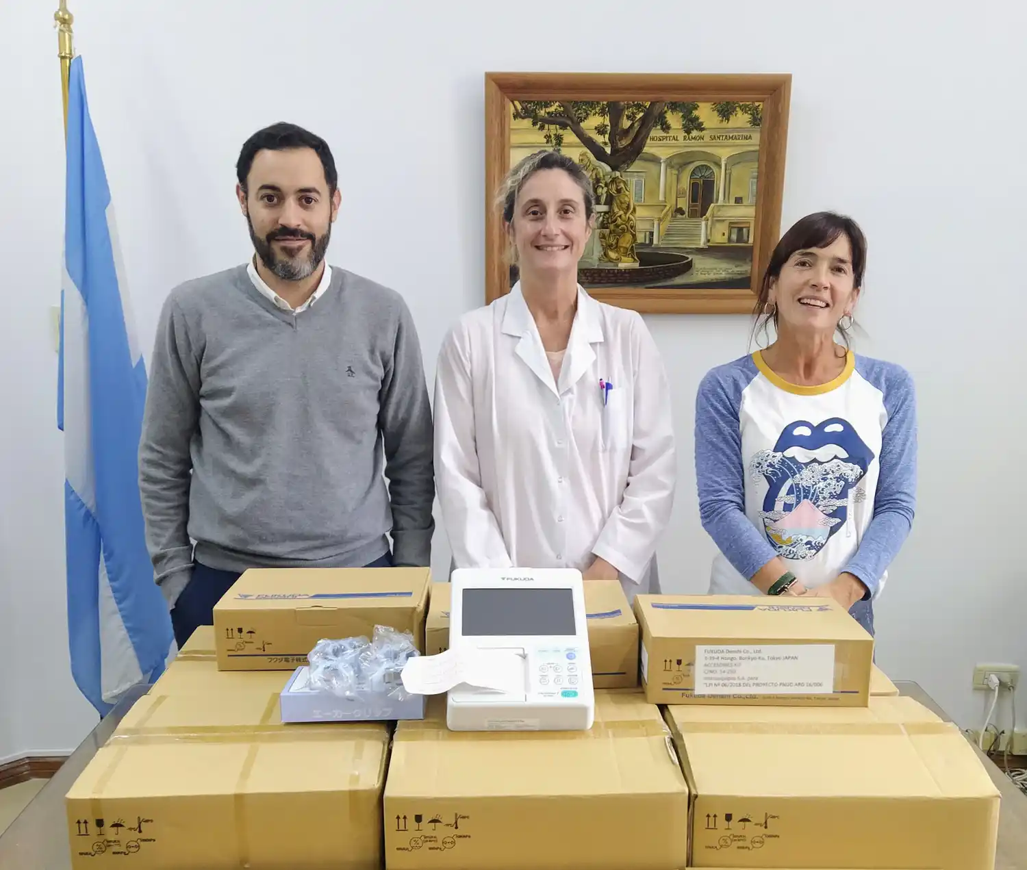 El Hospital Santamarina recibió equipamiento de la Región Sanitaria