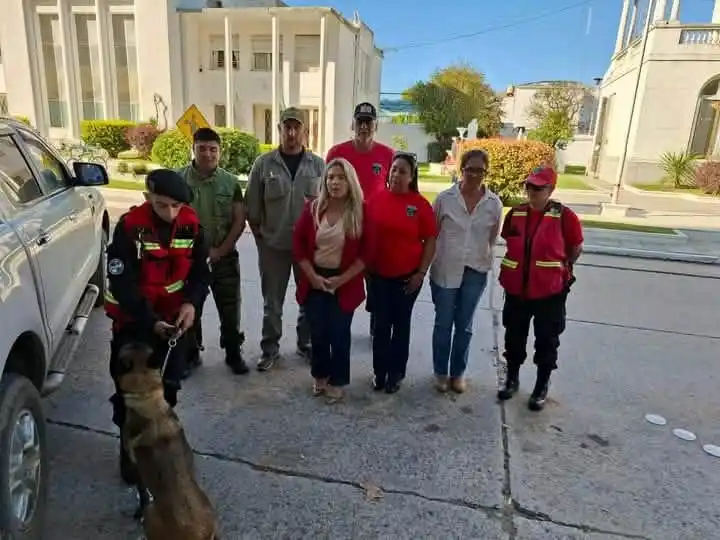 Tragedia en Bolívar: K9 Gualeguay participa en la búsqueda de personas