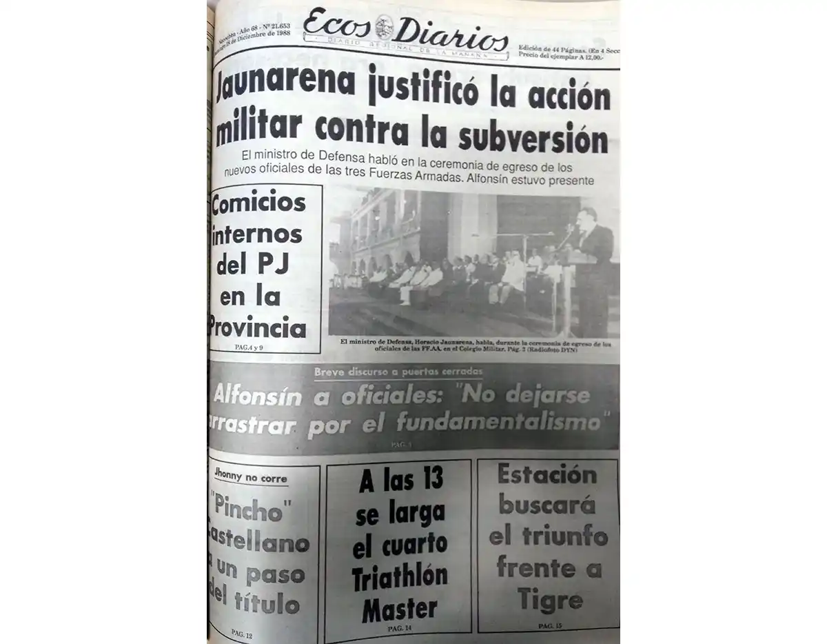 Domingo 18 de diciembre de 1988