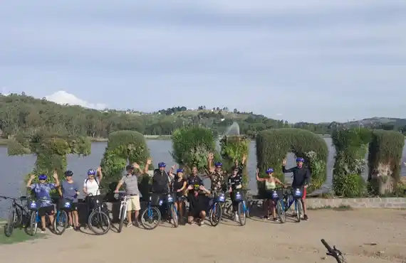 Se realizó la primera salida guiada del programa Conociendo mi Tandil en Bicicleta