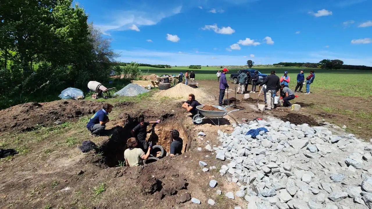 Avanzó la construcción del Aula Nave.