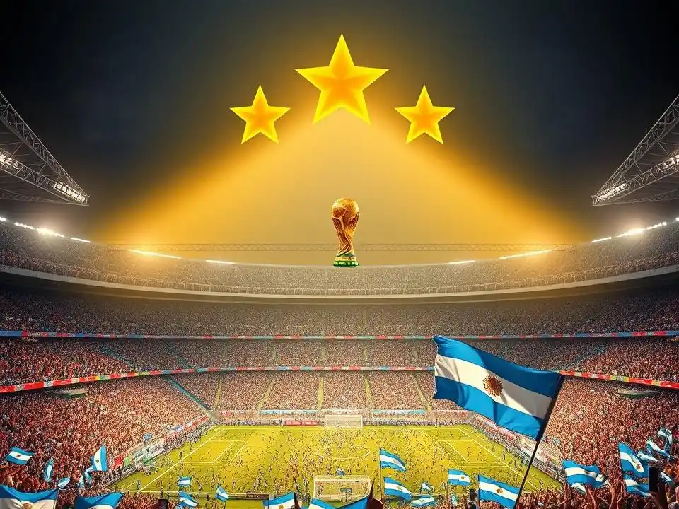 Los argentinos una vez más levantando la bandera como