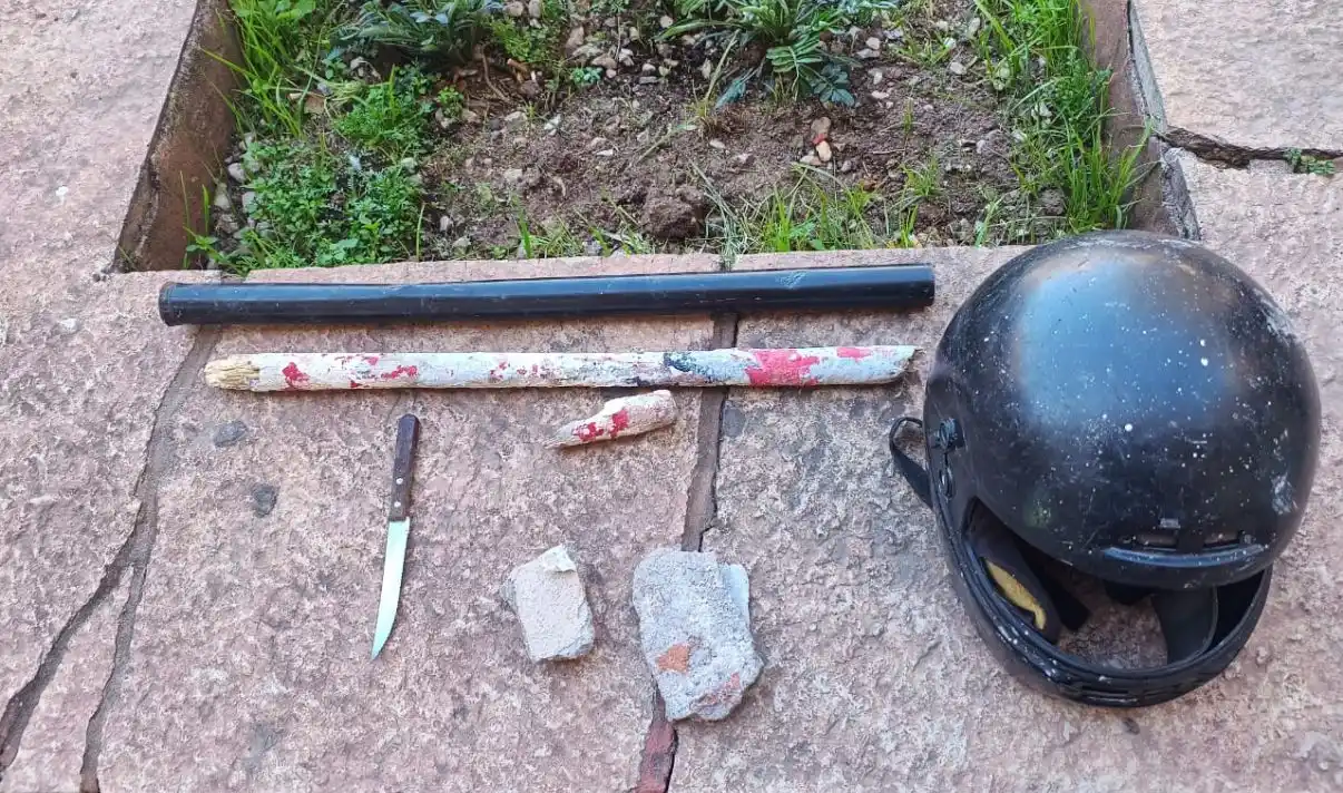 Los elementos que fueron secuestrados por la Policía.