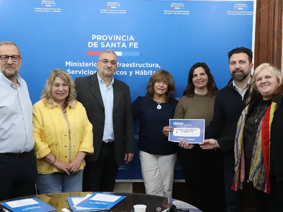 Oficializan los aportes para el comedor de escuelas de barrio Acapulco